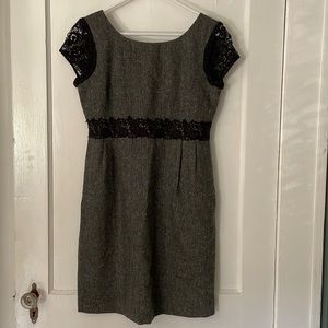 JCrew Tailered Gray Wool Dree Size 4